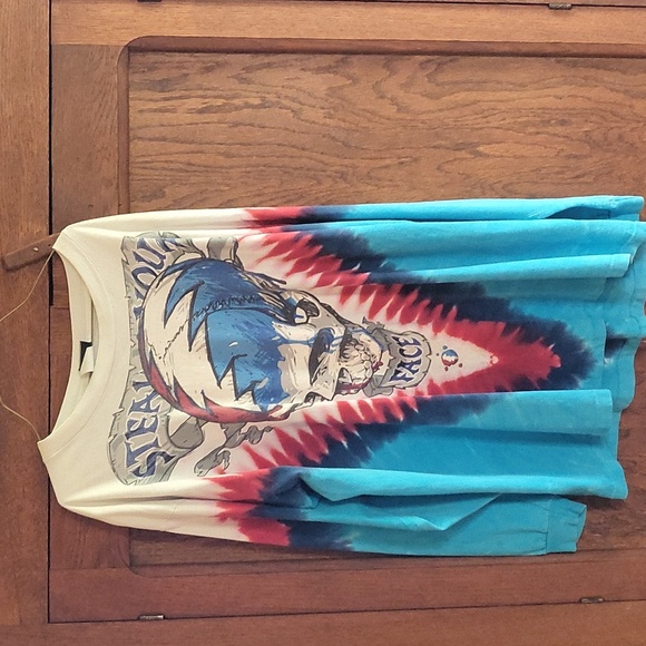 X-Large Liquid Blue long sleeve tie-dye - Picture 4 of 4